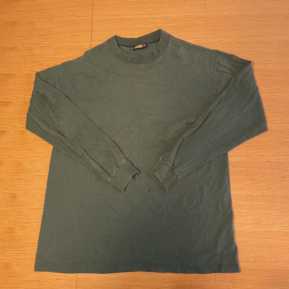 green faded glory large long sleeve